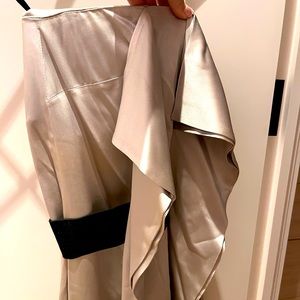 Stunning metallic, strapless REISS party dress perfect for NYE